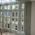 Bespoke decorative mirror wall installation in South West London