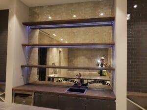 custom size gold antique mirror